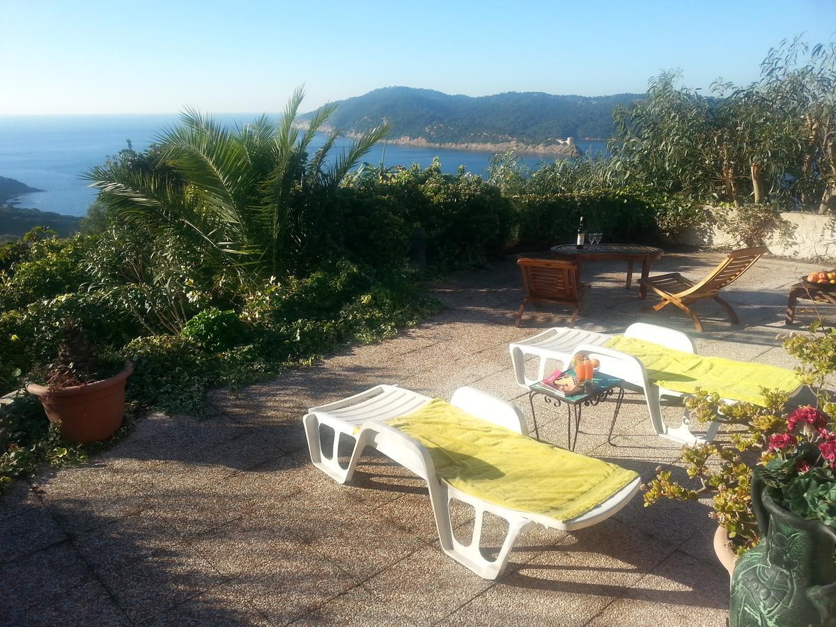 La Coccinelle Aparthotel Île du Levant Exteriör bild